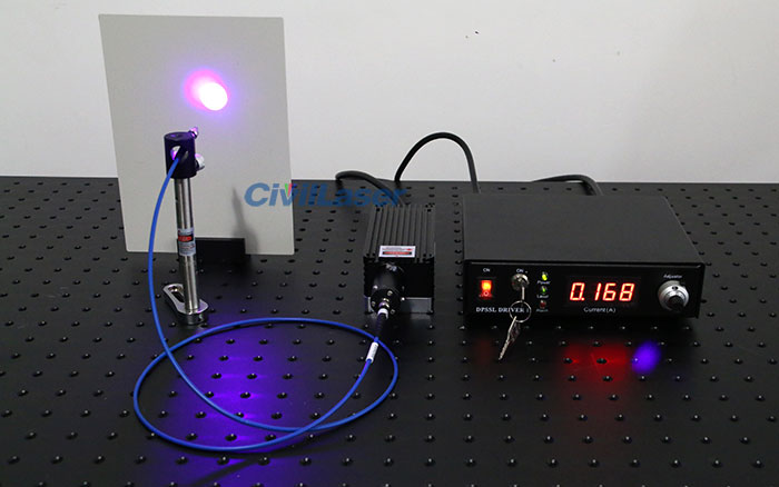 420nm fiber coupled laser